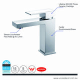 Cubic - Single Handle Basin Mixer