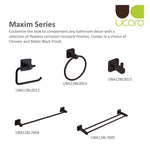 Maxim - Single Towel Rail 80cm