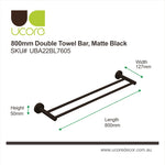 Kofi - Towel Rail Double 80cm