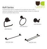 Kofi - Towel Rail Single 80cm