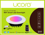 Wifi RGBW LED Downlight (90mm cut out)